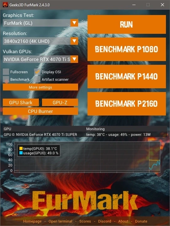 Стресс-тест видеокарты FurMark 2.4.3.0 + Portable — изображение 1