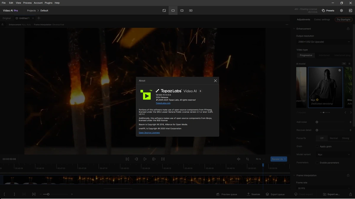 Точное увеличение видео Topaz Video AI Pro 6.1.0 (x64) Beta — изображение 1