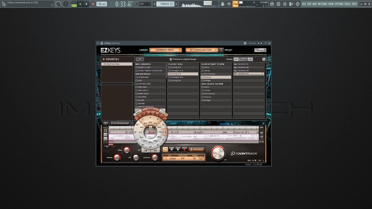 Toontrack - EZkeys Cinematic Pads 1.3.0 STANDALONE, VSTi, AAX (x86/x64) RePack by VR — изображение 1