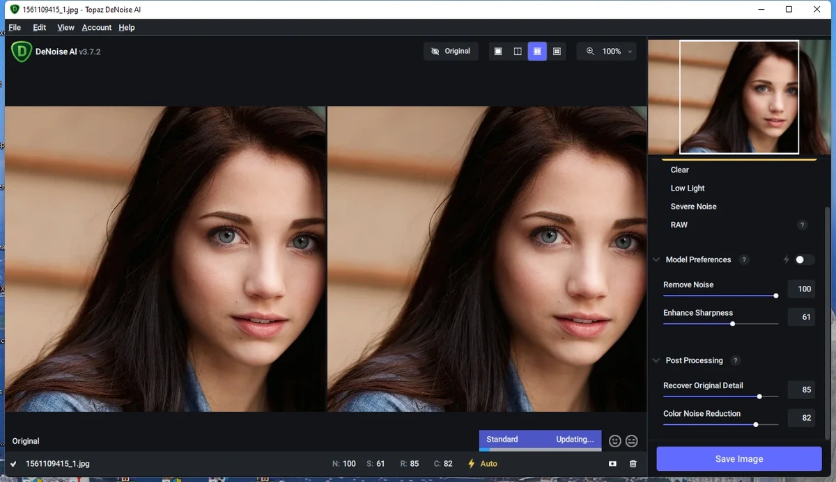 Topaz DeNoise AI улучшение четкости фото 3.7.2 (x64) Portable by 7997 — изображение 1
