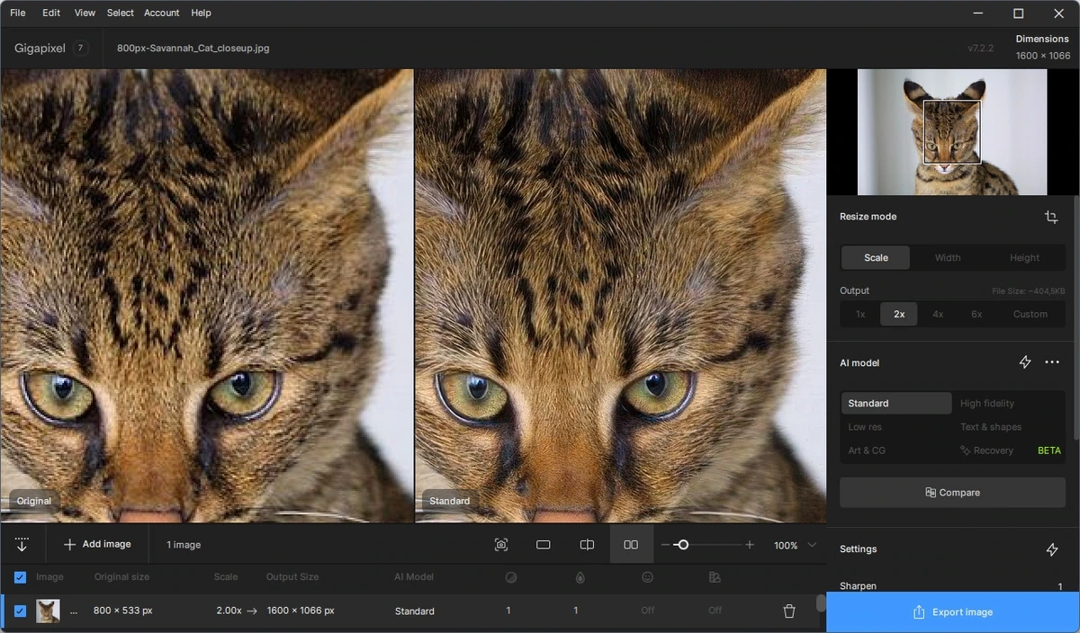 Topaz Gigapixel AI 7.2.2 Полная + Портативная версии by elchupacabra — изображение 1