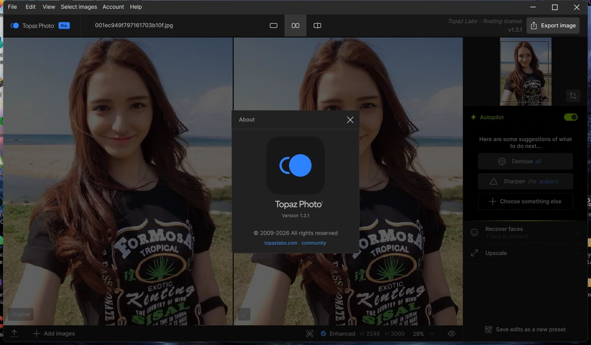 Topaz Photo 1.3.1 by elchupacabra — изображение 1