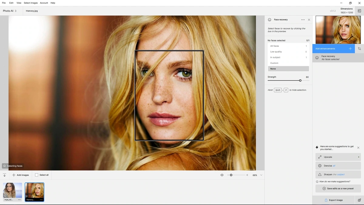 Topaz Photo AI 3.1.2 (x64) — изображение 1