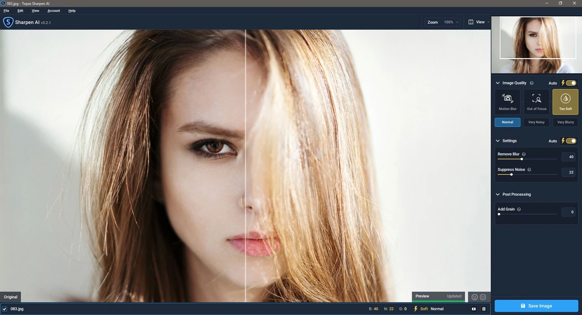 Topaz Sharpen AI 3.2.1 RePack (& Portable) by TryRooM — изображение 1