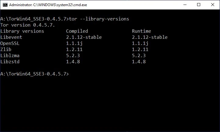 Tor Win64 0.4.5.7 — изображение 1