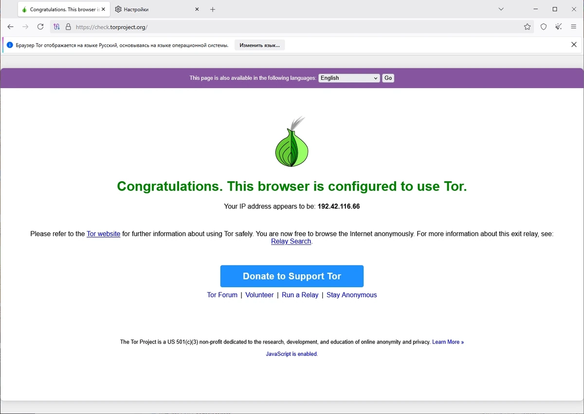 Tor Browser 15.0.18 Portable — изображение 1