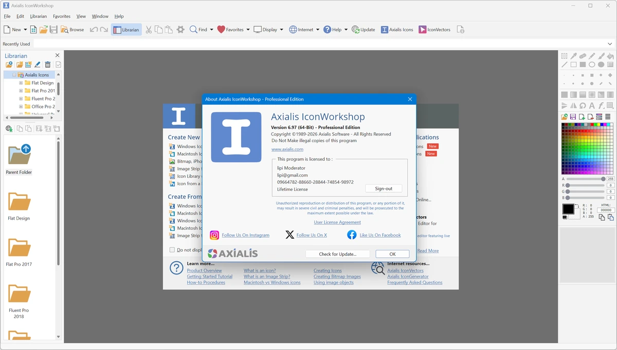 Axialis IconWorkshop Professional 6.97 — изображение 1