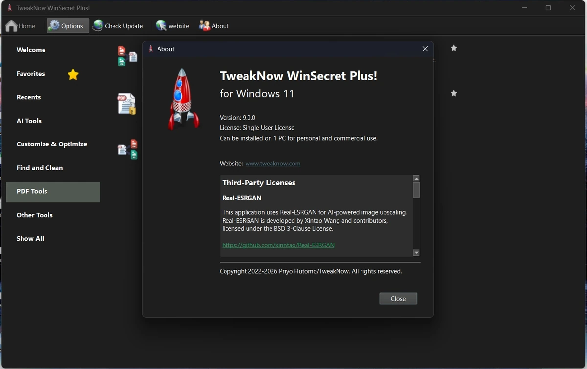 Оптимизация Windows TweakNow WinSecret Plus! 9.0.0 by elchupacabra — изображение 1