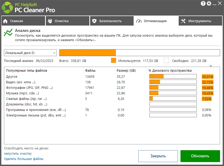 Удаление нежелательных файлов и ярлыков PC Cleaner Pro 9.3.0.2 by elchupacabra — изображение 1