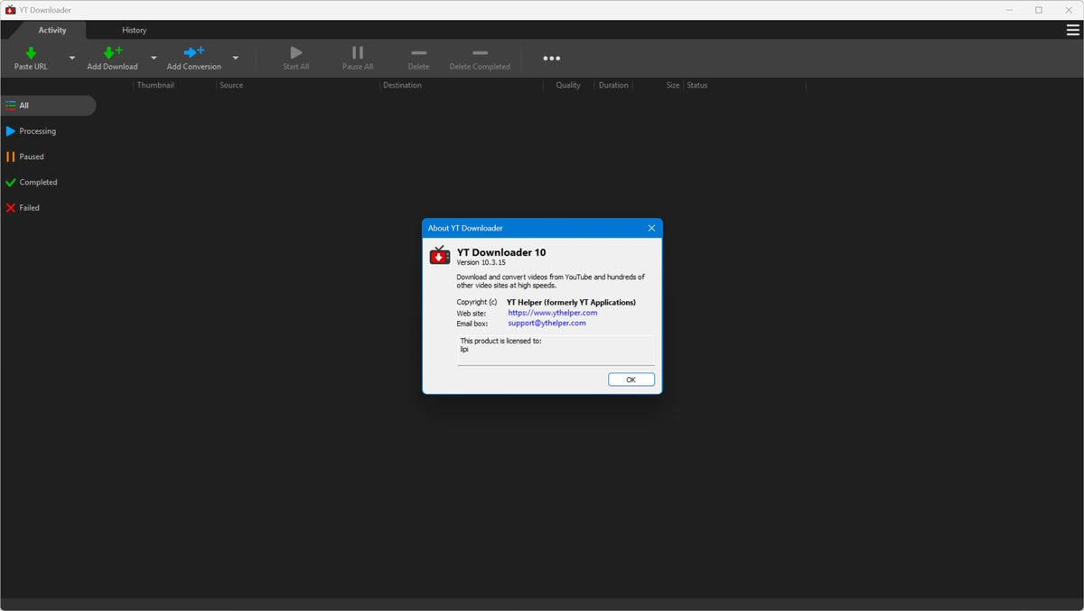 Удобный загрузчик видео YT Downloader 10.3.15 — изображение 1