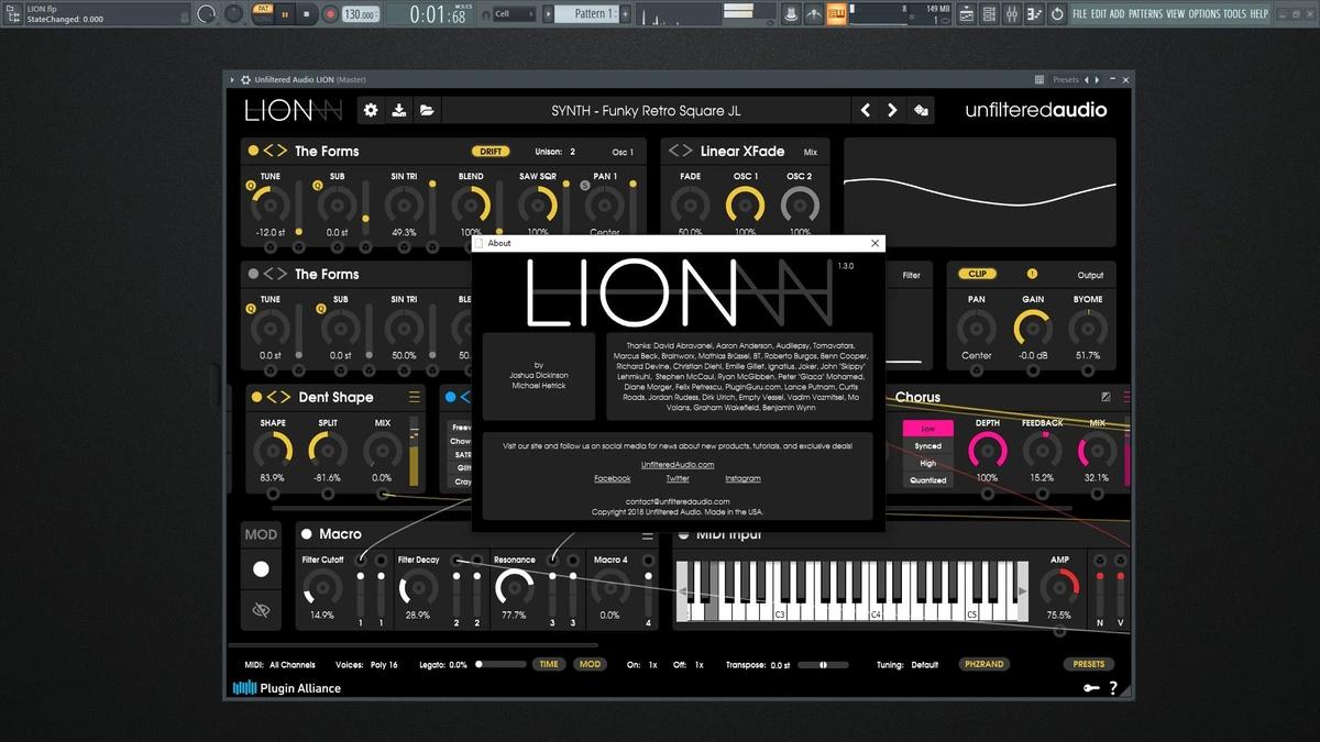 Unfiltered Audio - LION v1.3.0 VSTi, VSTi3 (x64) — изображение 1