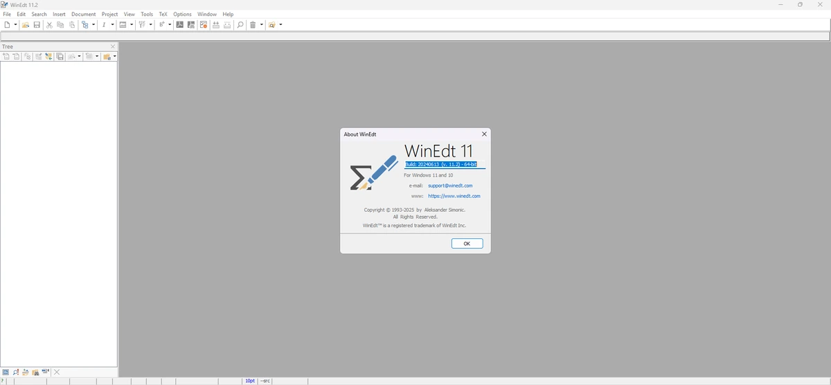 Универсальный редактор WinEdt 11.2 — изображение 1