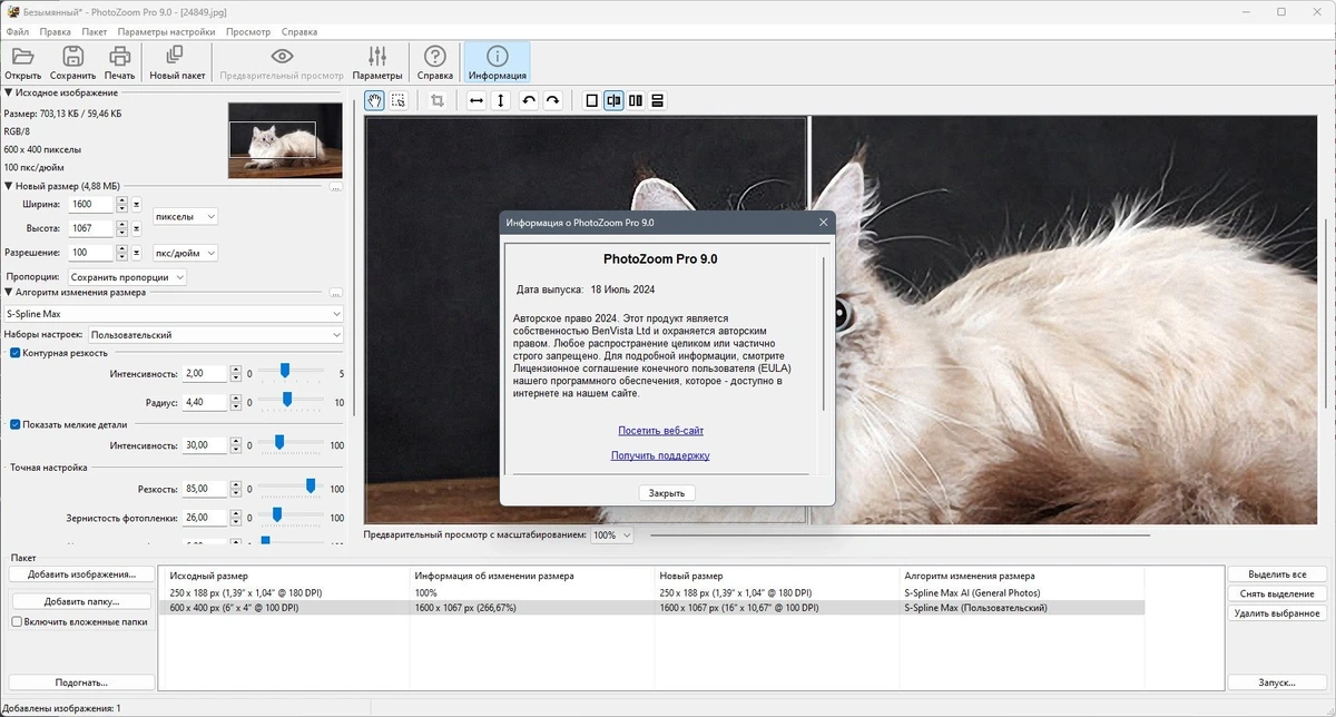 Benvista PhotoZoom Pro 9.0.0 Полная + Портативная версии by Dodakaedr — изображение 1