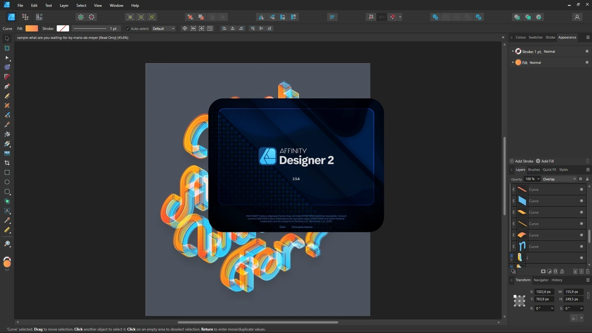 Векторный графический дизайн Serif Affinity Designer 2.5.6.2887 by elchupacabra — изображение 1