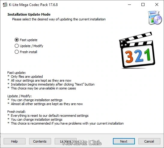 Видеокодеки K-Lite Codec Pack 17.6.8 Mega/Full/Standard/Basic — изображение 1