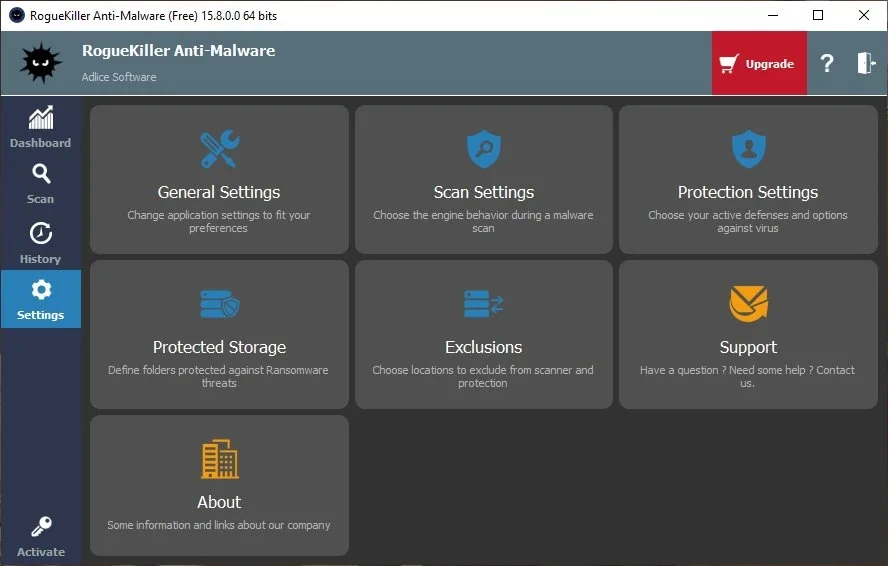 Бесплатный антивирусный сканер - RogueKiller Anti-Malware 15.8.0 + Portable — изображение 1