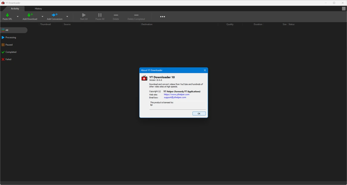 Видеозагрузчик с популярных сервисов YT Downloader 10.6.6 — изображение 1