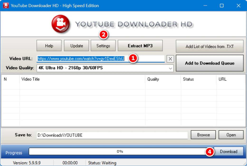 Видеозагрузчик Youtube Downloader HD 6.0.0.0 + Portable — изображение 1