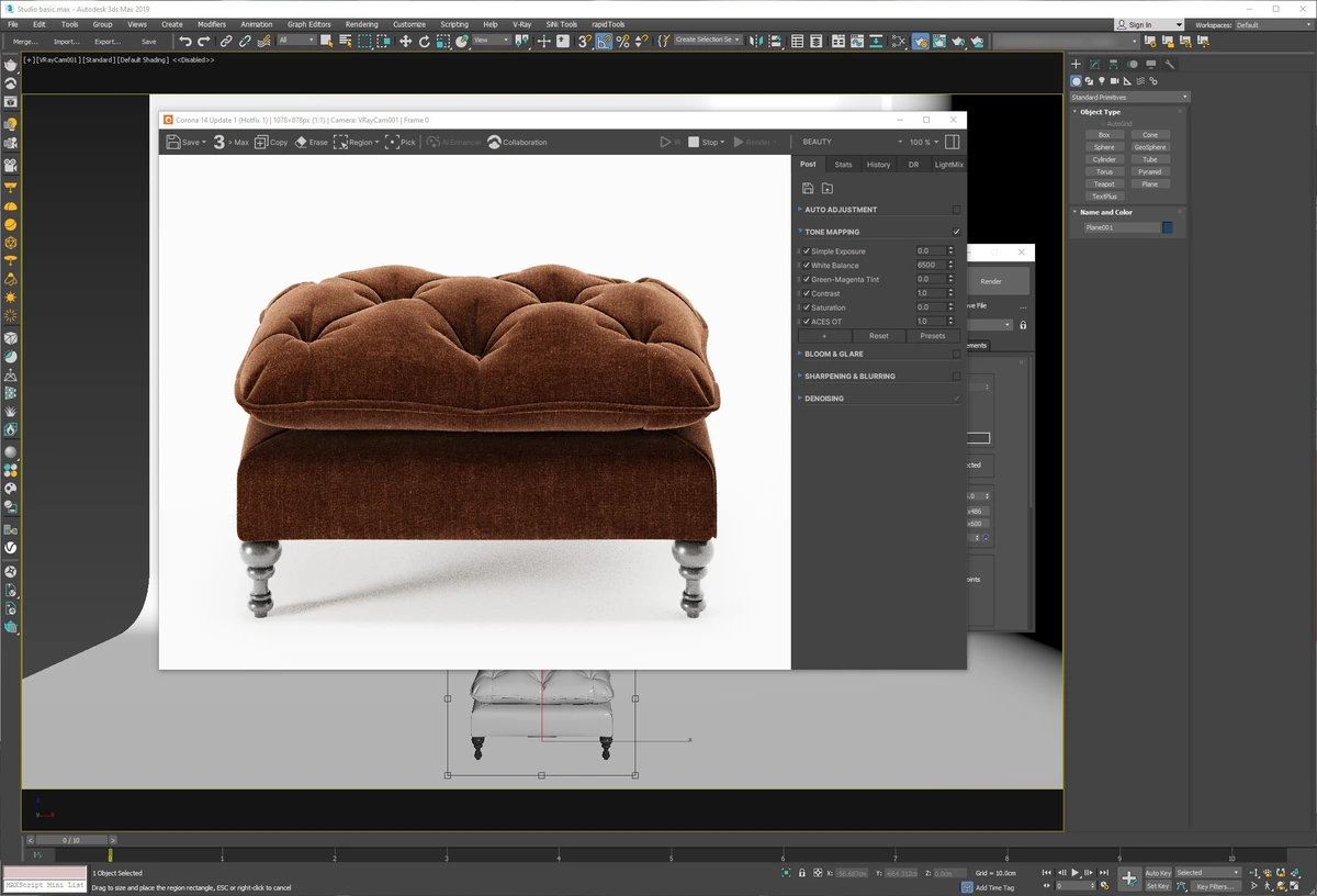 Визуализатор для рендеринга Corona Renderer 14 Update 1 (Hotfix 1) for 3ds Max 2018-2026 — изображение 1