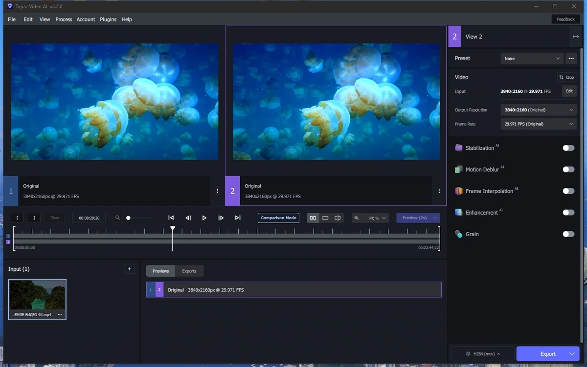 Восстановление видео Topaz Video AI 4.2.0 Полная + Портативная версии by elchupacabra — изображение 1