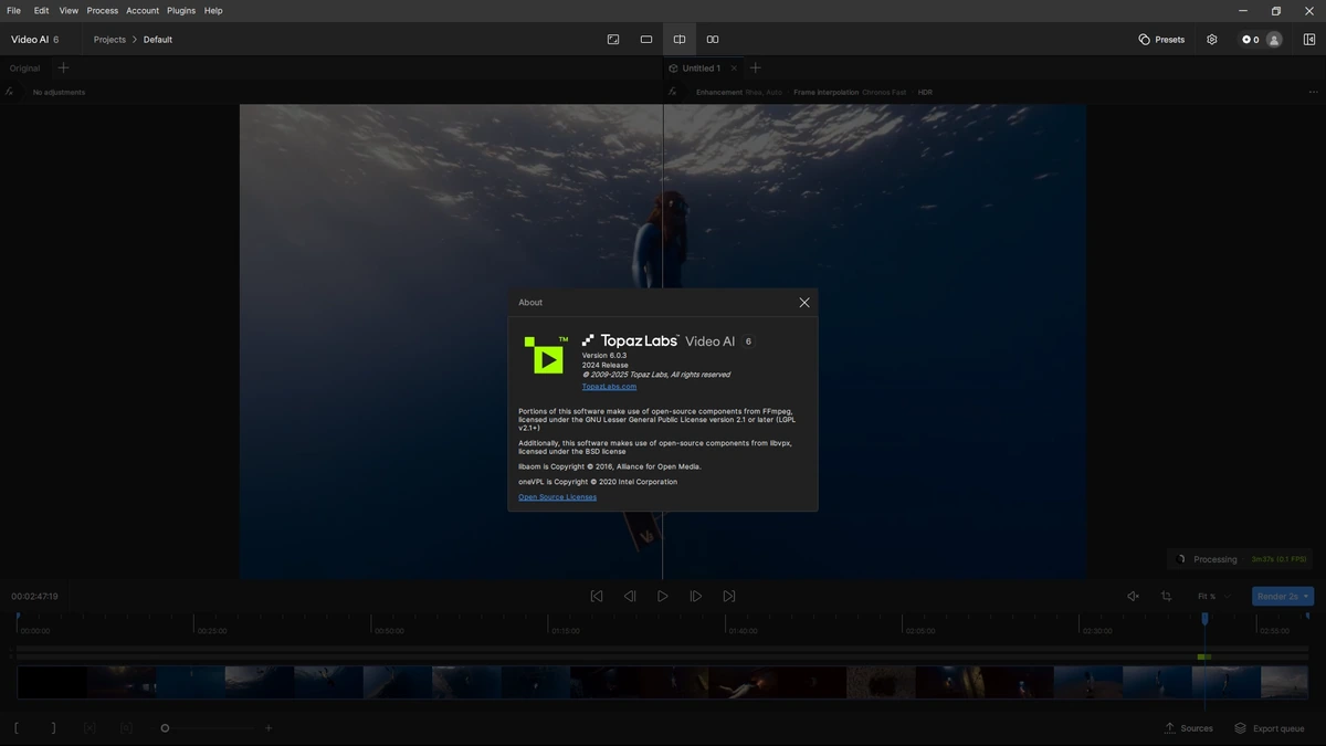 Восстановление видео Topaz Video AI 6.0.3 (x64) Portable by 7997 — изображение 1