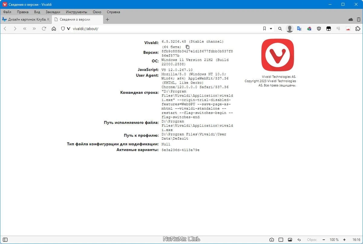 Vivaldi 6.5.3206.48 include standalone — изображение 1