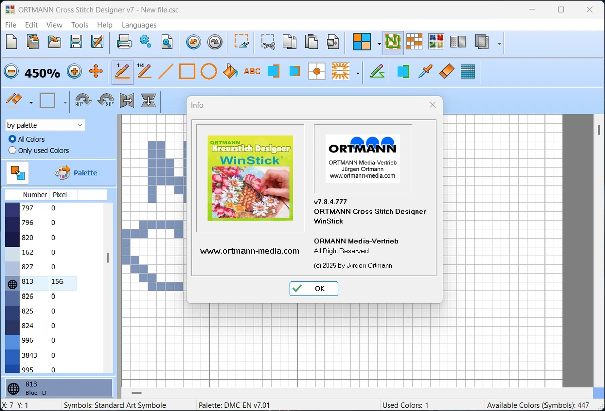 Вышивка крестиком ORTMANN Cross Stitch Designer 7.8.4.777 — изображение 1