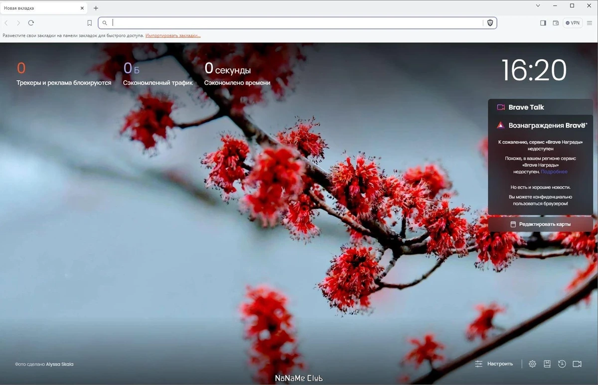 Безопасный серфинг в Интернете - Brave Browser 1.63.165 — изображение 1