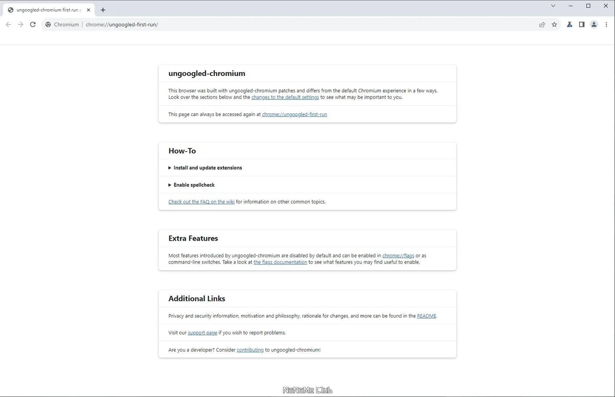 Браузер без слежки Ungoogled Chromium 121.0.6167.184-1.1 + Portable — изображение 1
