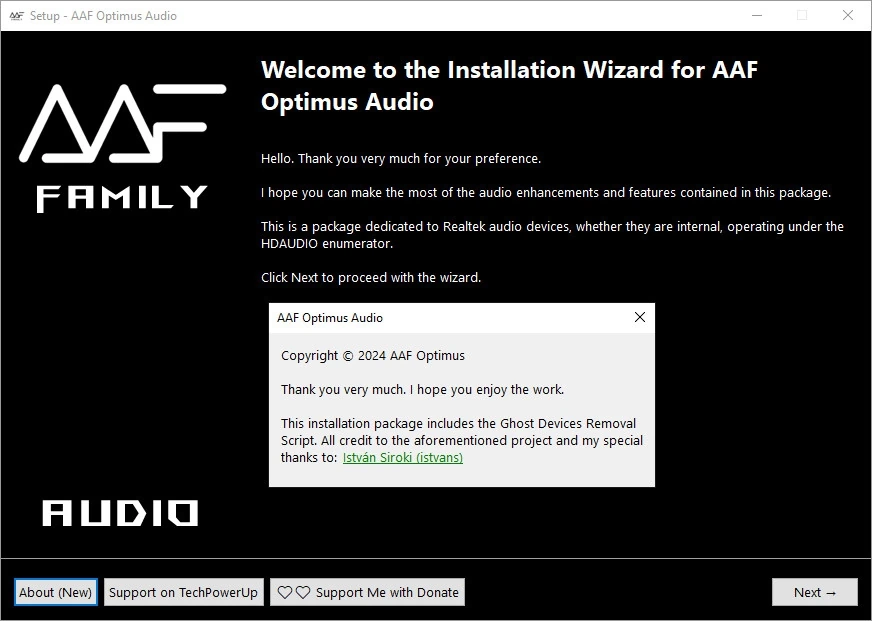AAF Optimus DCH улучшение качества зука Audio Driver Realtek 6.0.9749.1 Mod by AlanFinotty — изображение 1