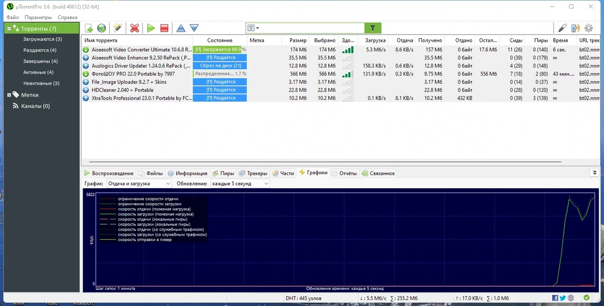 Быстрый загрузчик торрентов - uTorrent Pro 3.6.0 Build 46612 Stable RePack (& Portable) by Dodakaedr — изображение 1