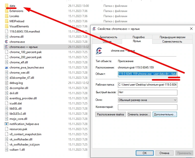 Chromium-Gost 122.0.6261.128 + portable — изображение 1