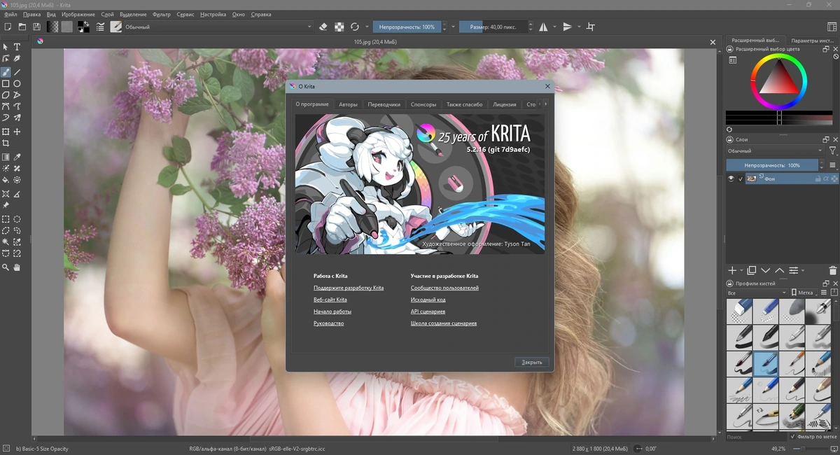 Цифровая живопись Krita 5.2.16 + Portable — изображение 1