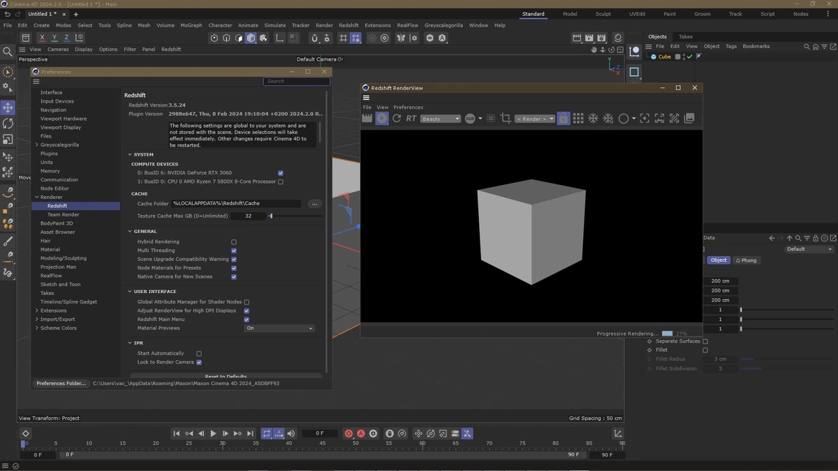 Cinema 4D 2024.2 + Redshift 3.5.24 RePack by vacuum34 — изображение 1
