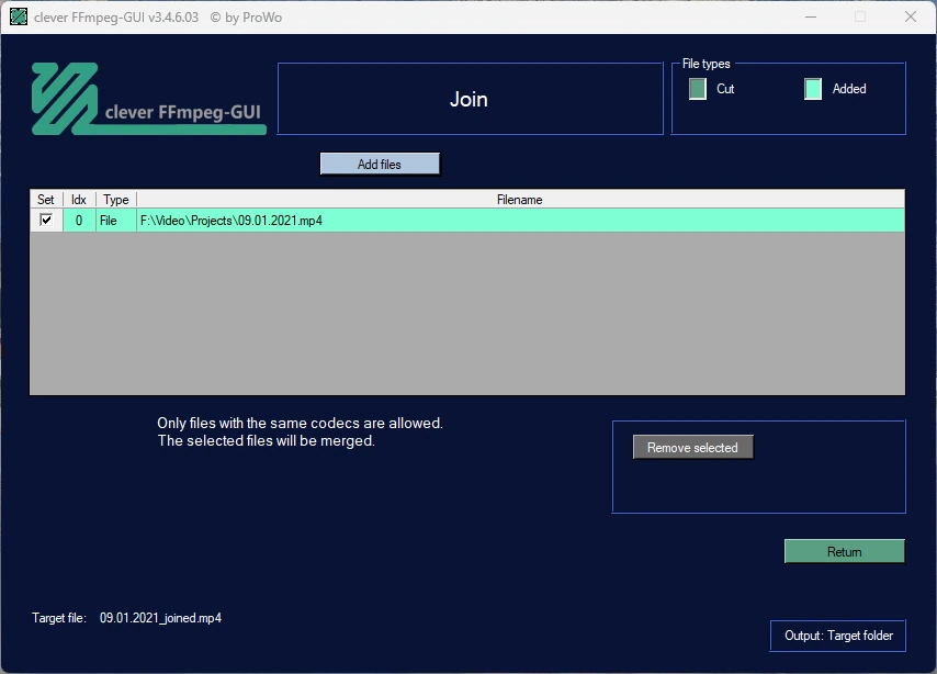 clever FFmpeg-GUI 3.4.6 Portable — изображение 1