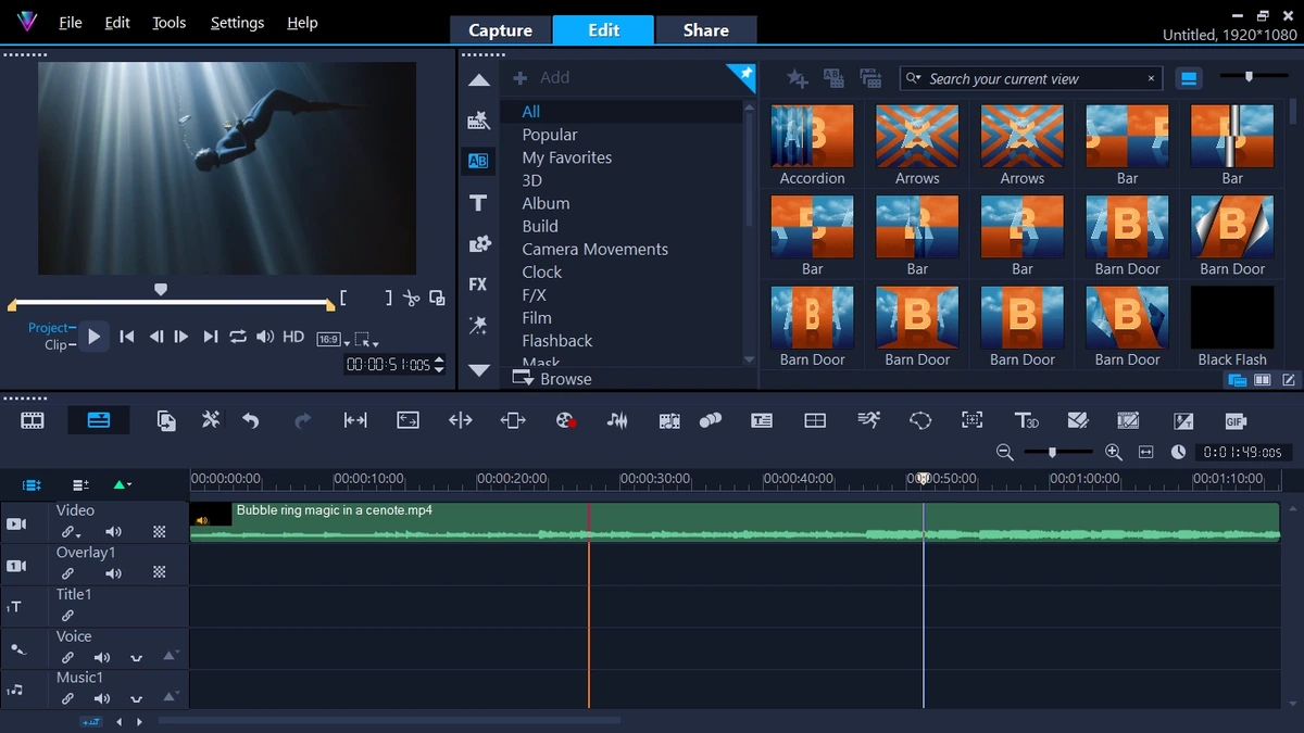 Corel VideoStudio Ultimate 2023 26.2.0.311 (x64) — изображение 1