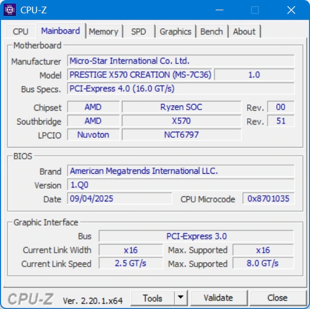 CPU-Z 2.20.1 + Portable — изображение 1