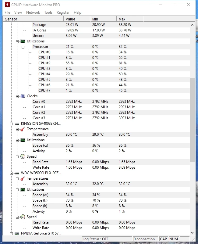 CPUID HWMonitor Pro 1.53 (x64) Portable by Padre Pedro — изображение 1