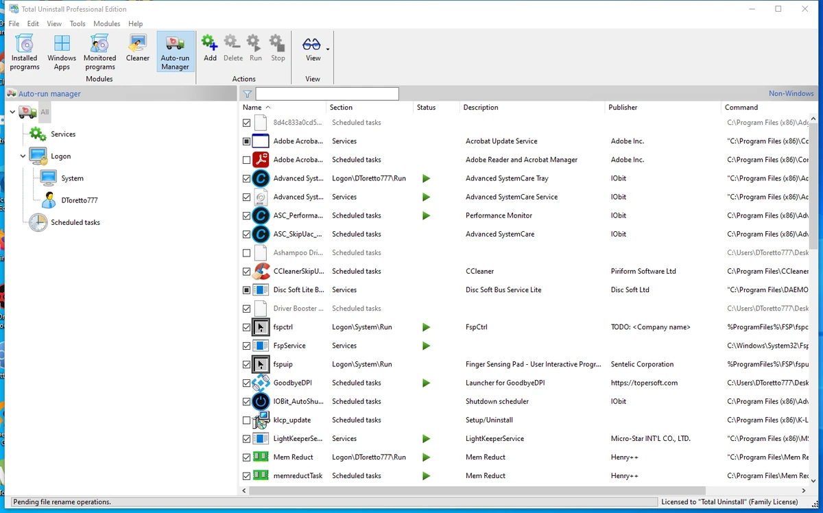 Деинсталлятор приложений Total Uninstall 7.4.0 Professional by KpoJIuK — изображение 1