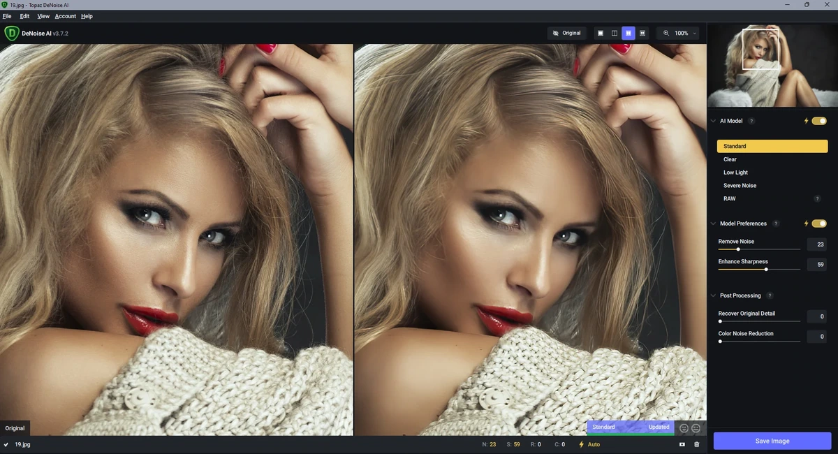 Детализация фотоснимков - Topaz DeNoise AI 3.7.2 RePack (& Portable) by TryRooM — изображение 1