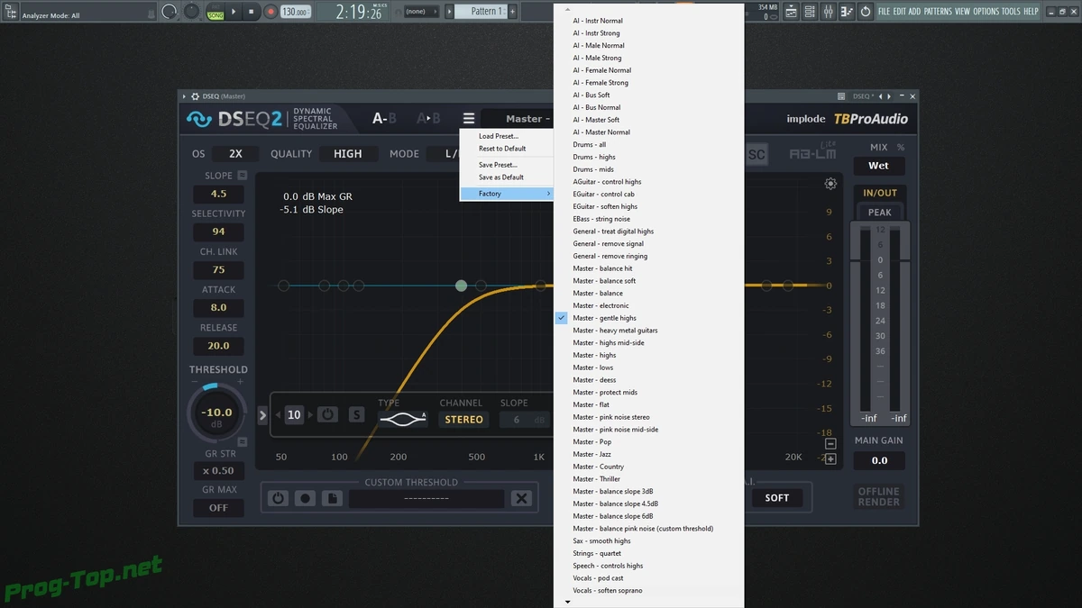 Динамический процессор - TBProAudio - DSEQ 2.0.0 VST, VST3, RTAS, AAX (x86/x64) — изображение 1