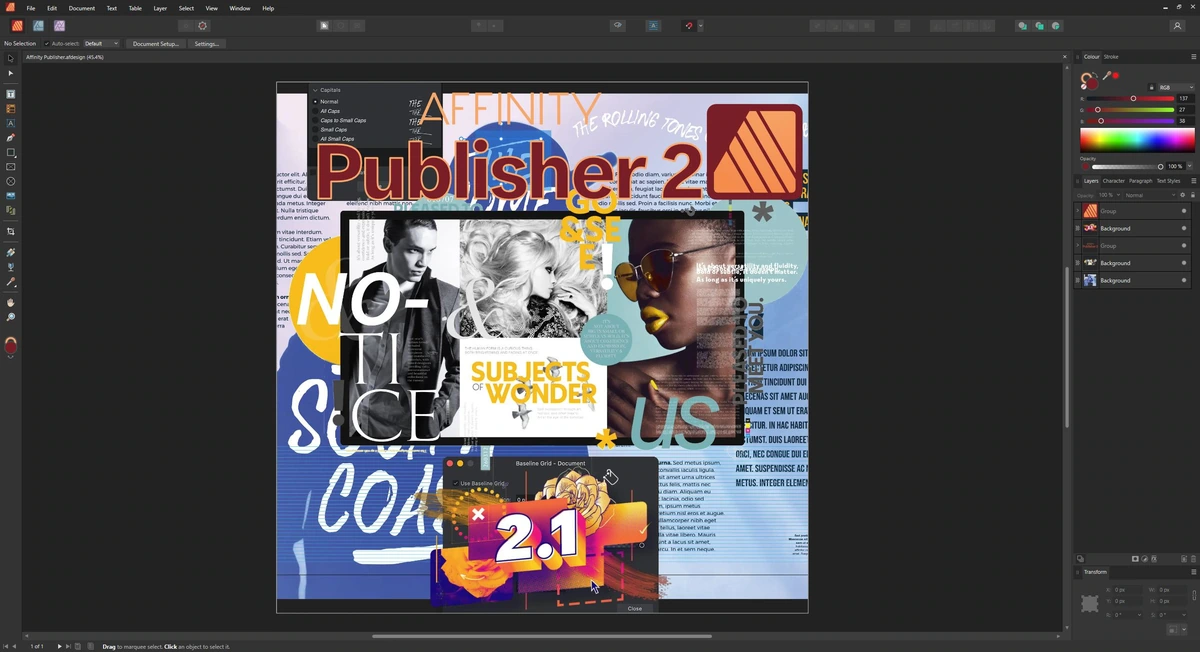 Дизайн интернет изданий Serif Affinity Publisher 2.1.1.1847 by AlekseyPopovv — изображение 1
