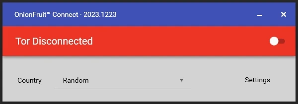 Доступ к сети Тор OnionFruit Connect 2023.1223 — изображение 1