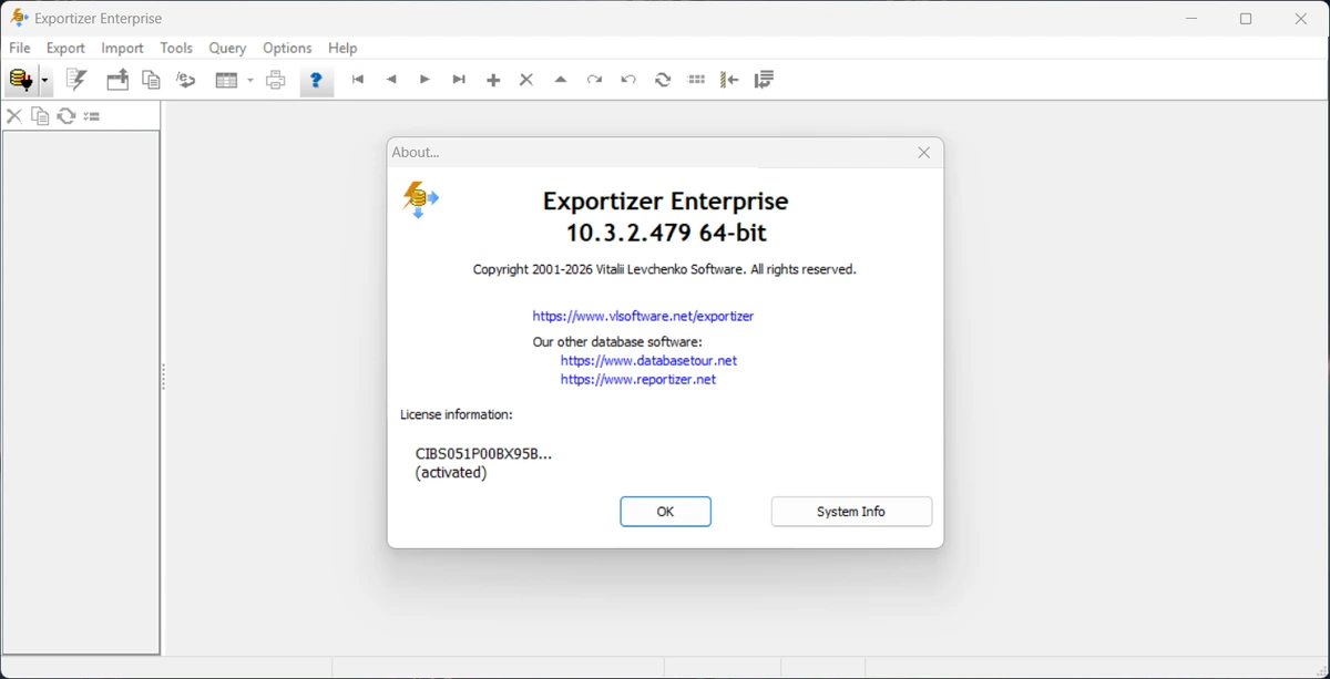 Exportizer Enterprise 10.3.2.479 — изображение 1