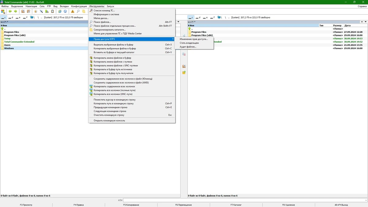 Файлменеджер с программами Total Commander 11.03 Extended 24.9 Full / Lite RePack (& Portable) by BurSoft — изображение 1