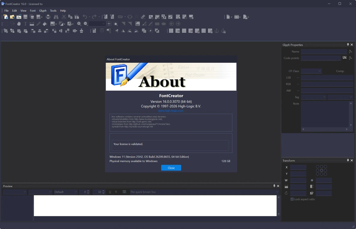High-Logic FontCreator оригинальные системные шрифты 16.0.0.3070 by 7997 — изображение 1