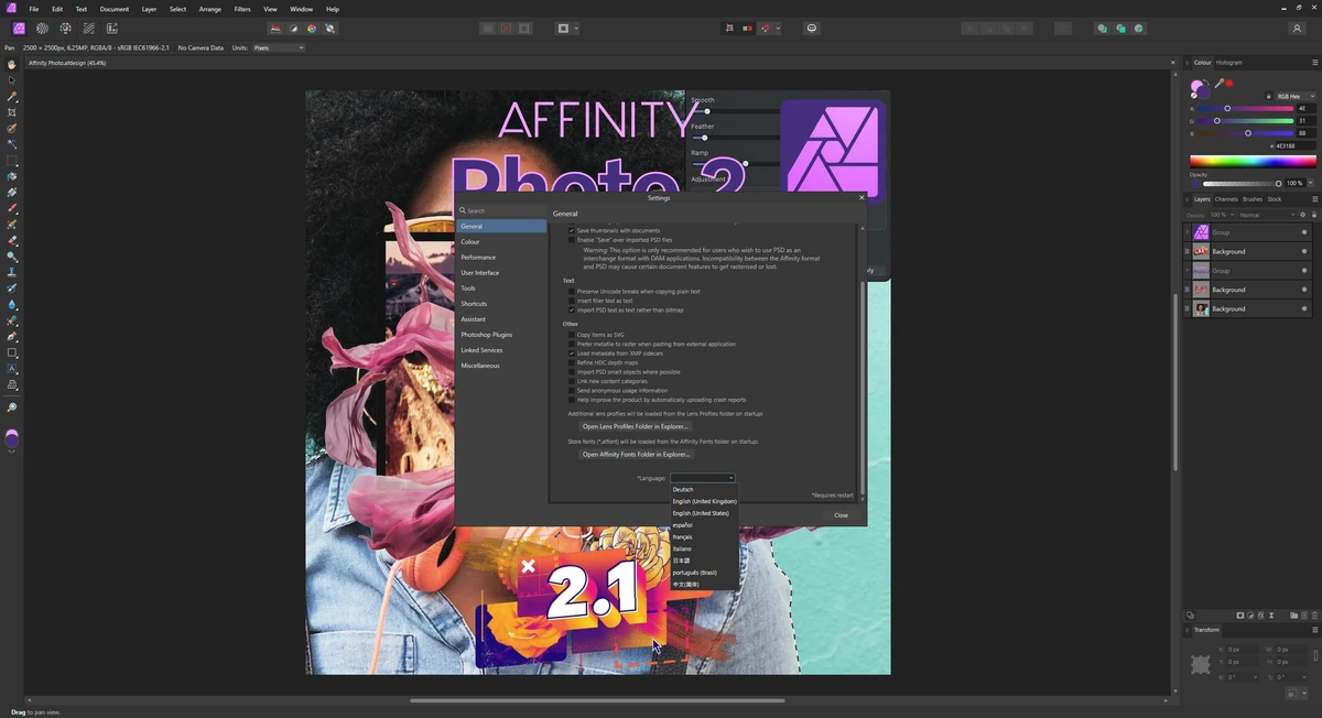 Фоторедактор Serif Affinity Photo 2.1.1.1847 by AlekseyPopovv — изображение 1