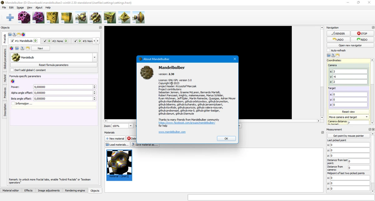 Генерация 3D-фракталов Mandelbulber 2.30.0 + Standalone — изображение 1