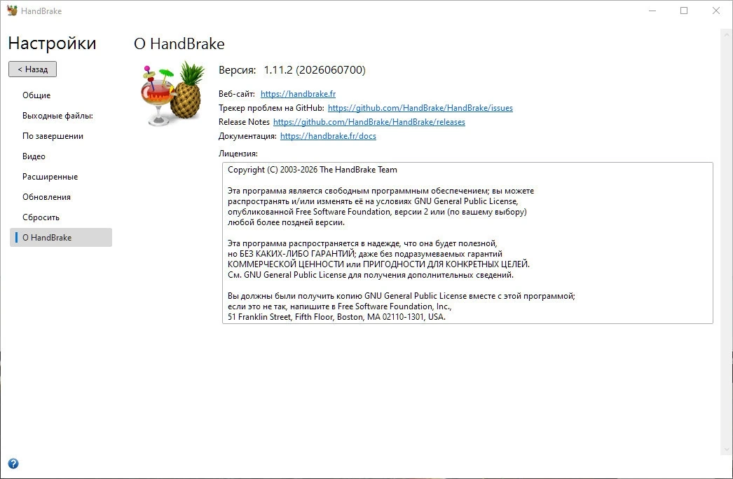 HandBrake 1.11.2 + Portable — изображение 1