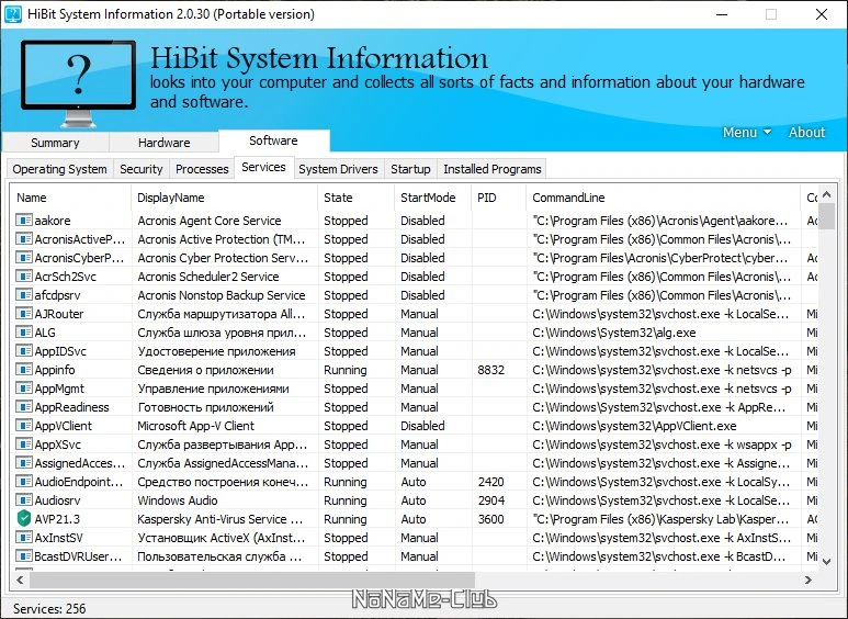 HiBit System Information 2.0.30 + Portable — изображение 1